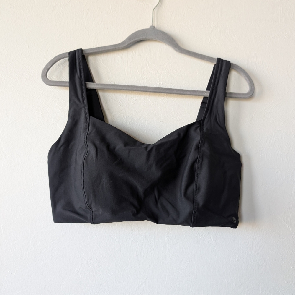 Calia Black Sports Bra Comfort and Support Stretch Size XL Rib Cage
